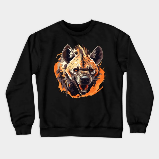 hyena Crewneck Sweatshirt by piratesnow